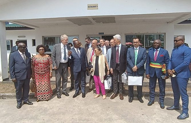 A European Union Delegation visits Buea