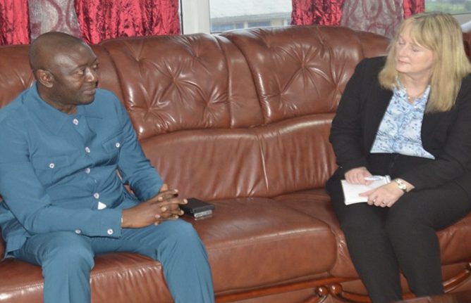 Courtesy visit of her excellency lisa jennians to the buea council